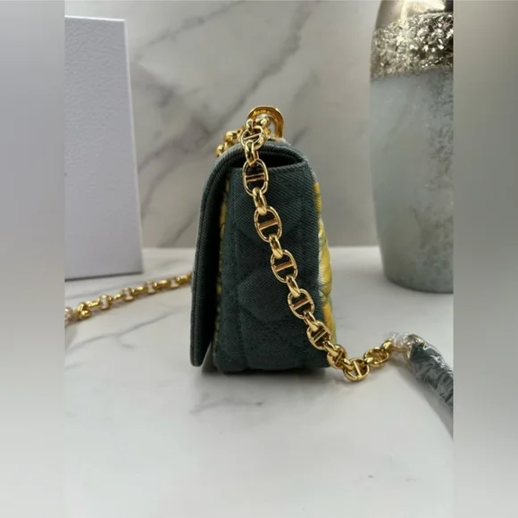 🔥RARE🔥Dior Caro Denim Chain Bag - Picture 4 of 11
